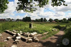 Uri Yoles, founder of the Hasidic dynasty. The local anti-semites did not like the monument, and they smashed it