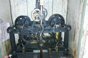 Original tower clock mechanism