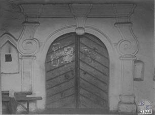 Входная дверь, вид изнутри, 1917