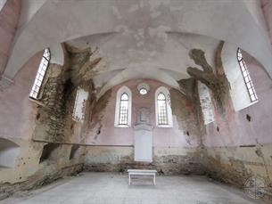 Interior of synagogue, 2021