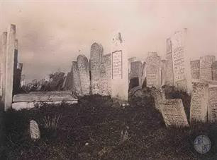 Jewish cemetery in Ozerna, 1916