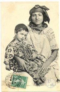 Уджда, Марокко, 1907. Еврейская женщина с сыном Уджда, Марокко, 1907. Еврейская женщина с сыном