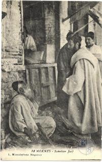 Мекнес, Марокко, 1914. Еврей-сапожник. Изд-во L.Micoudi photo, Mequinez Мекнес, Марокко, 1914. Еврей-сапожник. Изд-во L.Micoudi photo, Mequinez