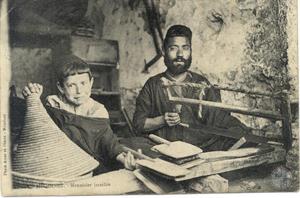 Мекнес, Марокко, 1915. Еврейский столяр Мекнес, Марокко, 1915. Еврейский столяр