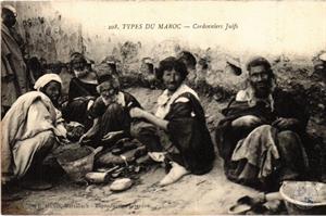 Марракеш, Марокко. Типы Марокко: евреи-сапожники. Изд-во E.Michel, Marrakech Марракеш, Марокко. Типы Марокко: евреи-сапожники. Изд-во E.Michel, Marrakech