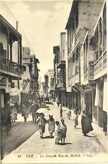 Фес, Марокко, 1925. Главная улица меллаха Фес, Марокко, 1925. Главная улица меллаха