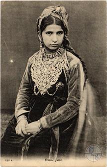 Алжир, 1917. Еврейская женщина Алжир, 1917. Еврейская женщина