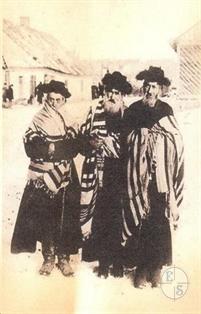 Хоростков (Тернопольская обл.). Три еврея, 1917 Хоростков (Тернопольская обл.). Три еврея, 1917