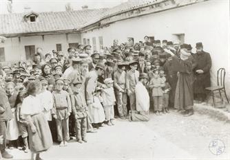 Хахам благословляет семью и общину,1899 Хахам благословляет семью и общину,1899
