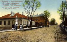 Near the post - the bust of Emperor Franz Josef Near the post - the bust of Emperor Franz Josef