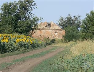 Руины школы в Красноселовке, 2009. По состоянию на 2021 г. здаие полностью разрушено Руины школы в Красноселовке, 2009. По состоянию на 2021 г. здаие полностью разрушено