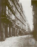 Улица Judengasse, 1868 г. Улица Judengasse, 1868 г.