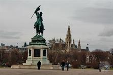 Евгений Савойский на фоне парламента Австрии Евгений Савойский на фоне парламента Австрии
