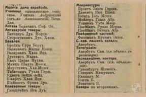 Гусятин в справочнике "Весь Юго-Западный край", 1913 Гусятин в справочнике "Весь Юго-Западный край", 1913