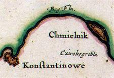 На карте Боплана, 1650 На карте Боплана, 1650