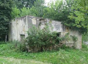 Destroyed synagogue in Chernelytsya, 2010