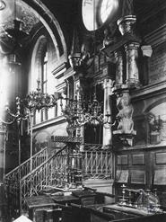 Interior of the Great Synagogue, 1910s Interior of the Great Synagogue, 1910s