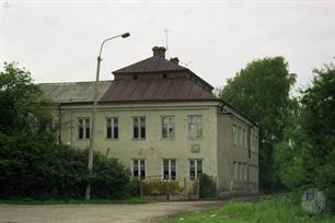 Khyriv, synagogue Beit Talmud, 1997. Built in the 1930s. In Soviet times, it was rebuilt under a kindergarten. Address - st. I. Franka