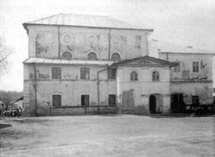 Western facade, photography of the 1920s Western facade, photography of the 1920s