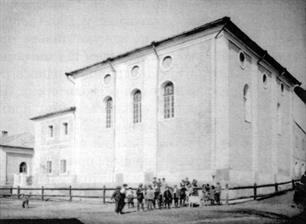 Southern facade, photography of the 1920s