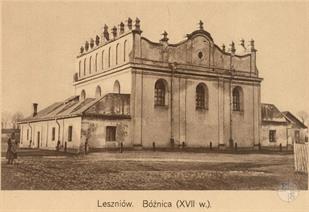 Synagogue in Leshniv, beginning of XX century