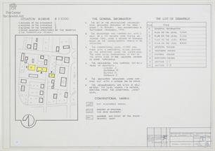 3 synagogues on the plan of the town. Location can be seen on the map of the region