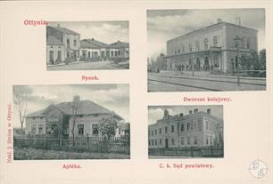 Otyniya, 1905. Card of Jewish publisher in Otyniya J.Stein Otyniya, 1905. Card of Jewish publisher in Otyniya J.Stein