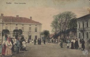 Rudky, Lwowska street, 1914 Rudky, Lwowska street, 1914