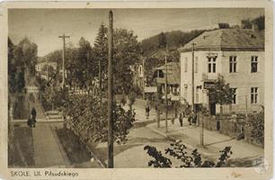 Skole, Pilsudskoho street, 1939 Skole, Pilsudskoho street, 1939