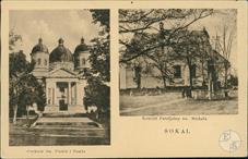 The Nikolas defense church and the church of Peter and Paul on the Polish postcard. Both buildings have preserved The Nikolas defense church and the church of Peter and Paul on the Polish postcard. Both buildings have preserved