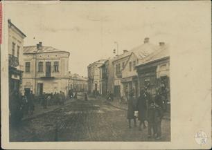 Baron Hirsch street in Sokal, 1918. 