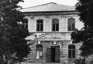 New synagogue, the main entrance from the western part. Synagogue was built at the end of 19 century