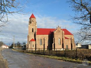 Neo -Gothic Church of St. Stanislav, erected in 1912