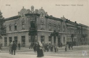 Hotel Imperial and hotel Dienstl, 1915 Hotel Imperial and hotel Dienstl, 1915