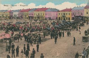 Stryy, market, ca. 1910