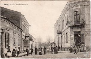Jewish shops on Bolekhivska street, 1910s