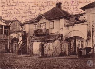 Market in Tartakiv on Polish postcard, 1917