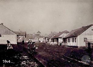 Streey in Tartakiv. Photo was taken by Austrian soldier 3.03.1918