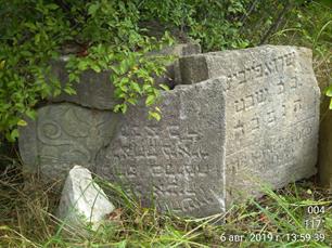 New Jewish cemetery in Tlumach, 2019