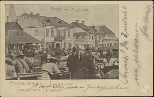 Tlumach, 1902. Market Square Tlumach, 1902. Market Square