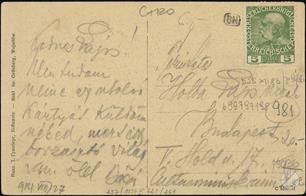 The back of the postcard. Publisher Isroel Greenberg, Voynyliv The back of the postcard. Publisher Isroel Greenberg, Voynyliv