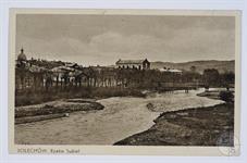 Panorama of the city with a synagogue in the background