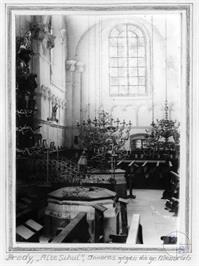 Interior of the Old Synagogue Interior of the Old Synagogue