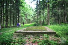 There are more than ten huge graves here There are more than ten huge graves here