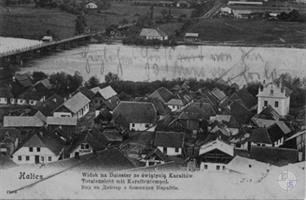View of the Dniester and the Karaite kenassa, 1910s. View of the Dniester and the Karaite kenassa, 1910s.