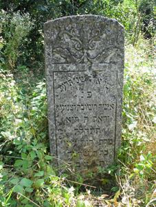 Matzevot at the Jewish cemetery of Halych, 2015