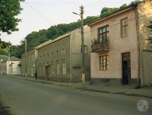 Jewish home and synagogues behind it, 2009