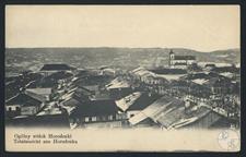 General view of the center of Horodenka, the beginning of the 20th century General view of the center of Horodenka, the beginning of the 20th century