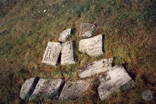 Jewish cemetery in Holohory, 1995