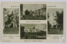 Velyki Mosty on Polish postcards, beginning of 20 century